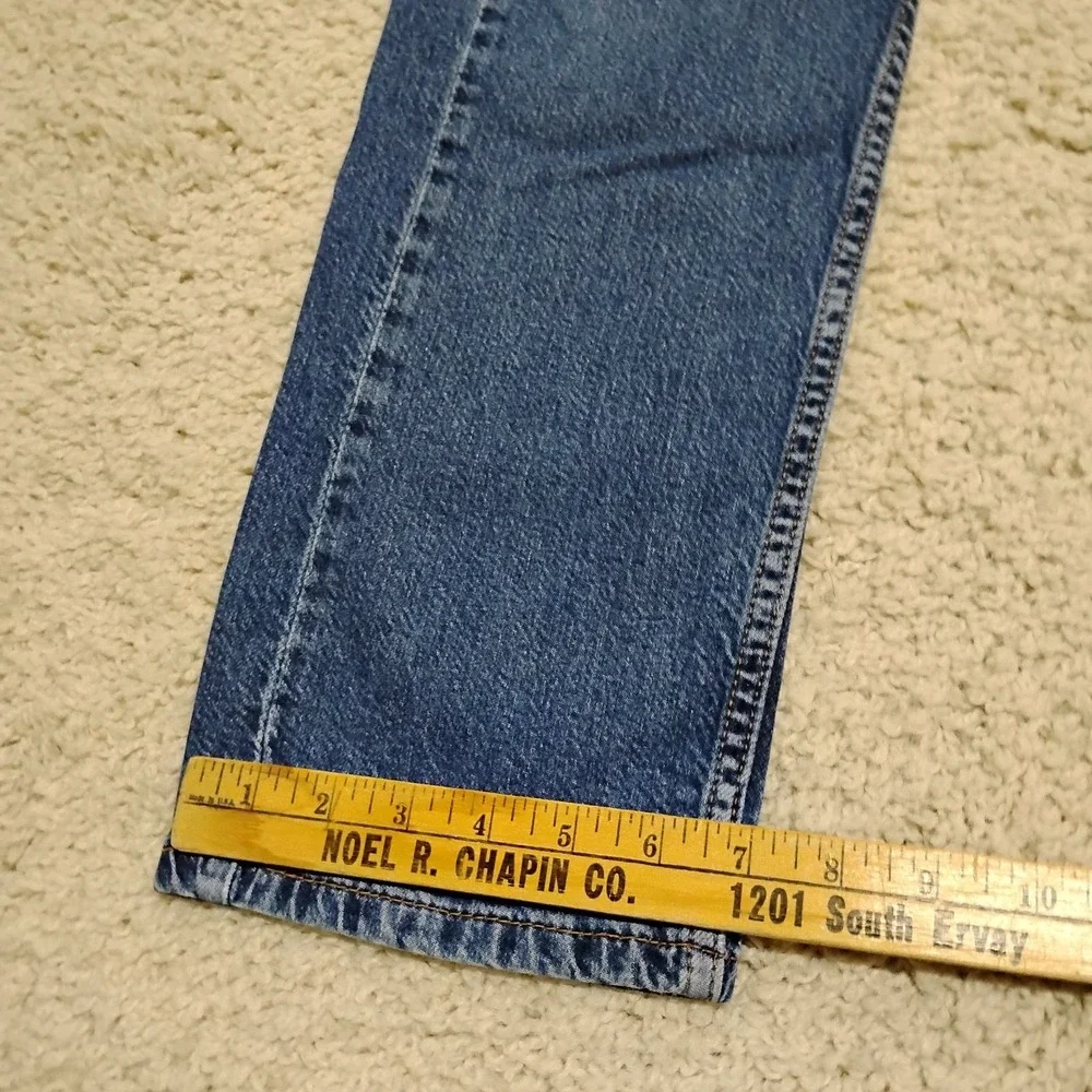 Levis 505 Jeans Mens 29x30 Blue Straight Denim Cotton Western Ranch Cowboy Farm